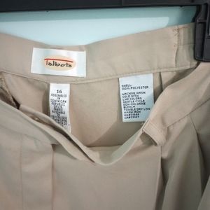 Talbot's size 16 khaki pants
